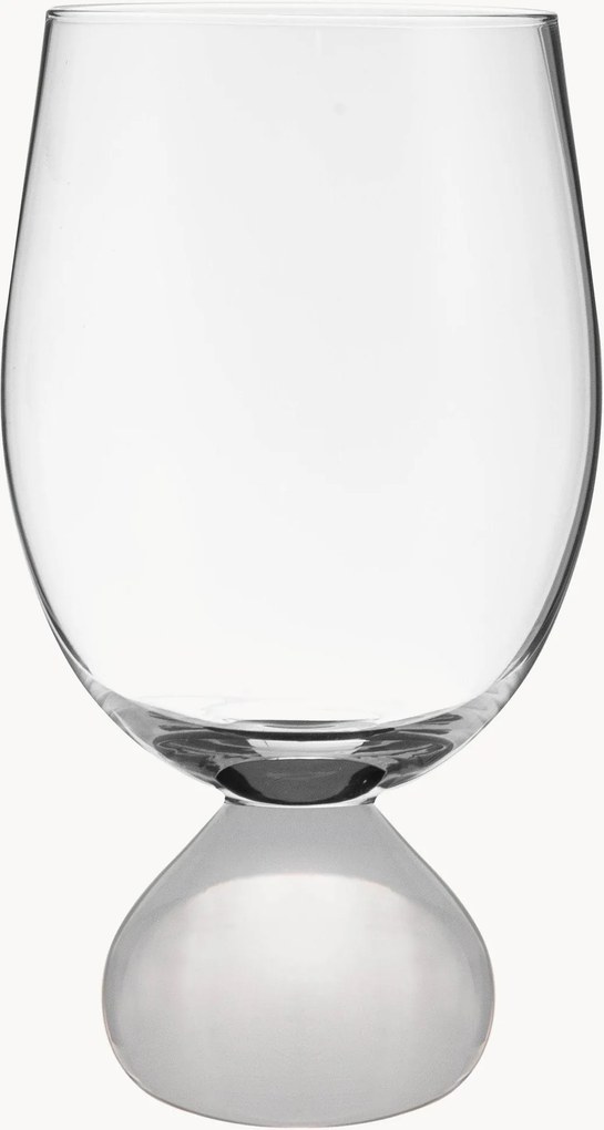 Copos de vinho de cristal artesanais Zephyr, conjunto de 2