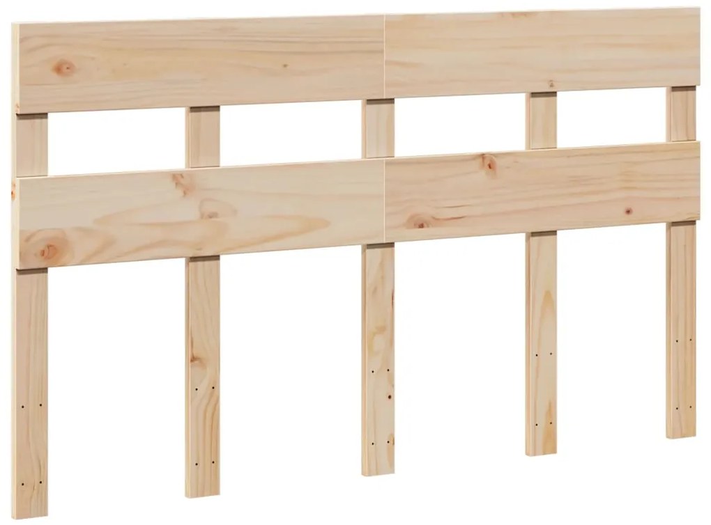 Cama sem colchão 140x190 cm madeira de pinho maciça
