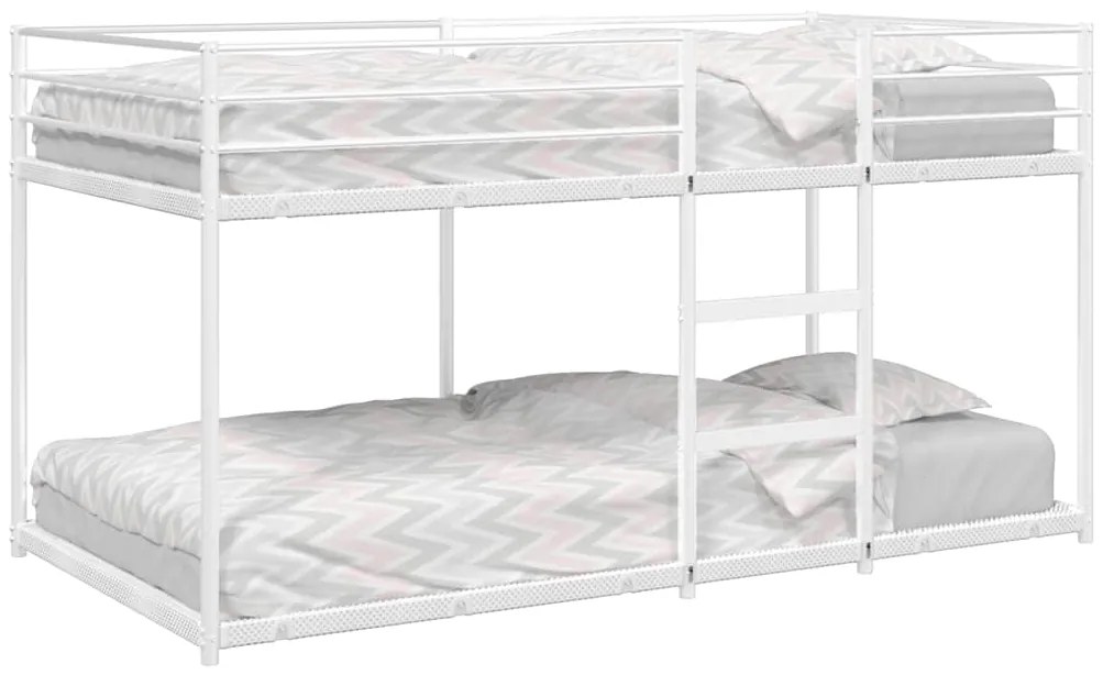 Beliche sem colchão 90x200 cm aço branco