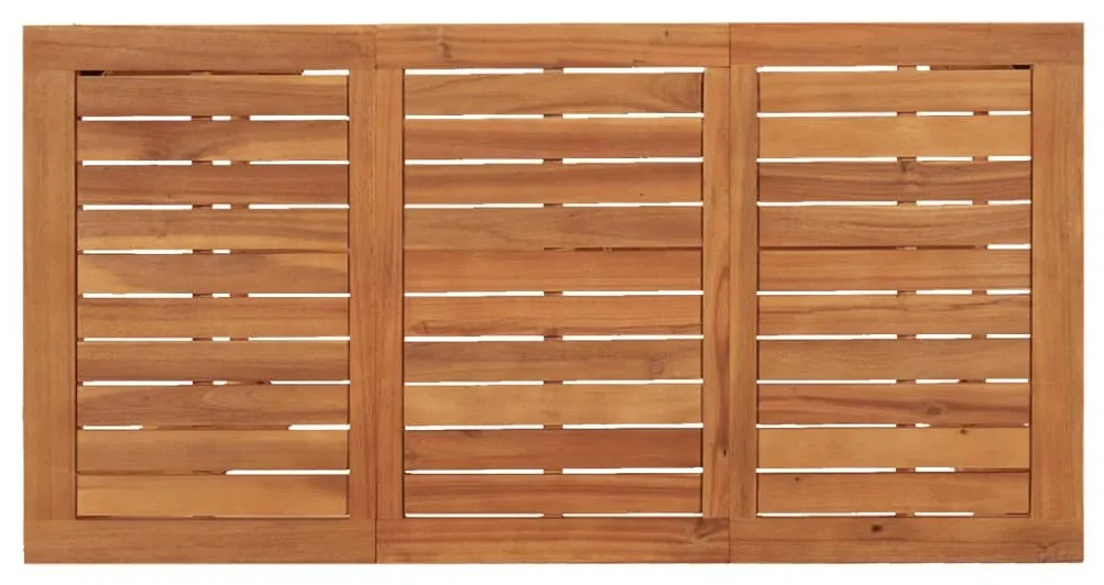 7 pcs conjunto de bar p/ jardim acácia maciça/vime PE castanho