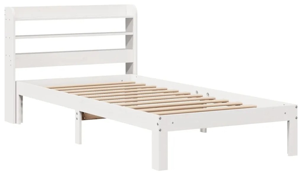 Estrutura cama c/ cabeceira sem colchão 90x190 cm branco