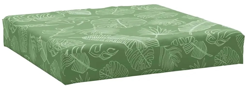 Almofadões p/ móveis paletes 2 pcs tecido oxford padrão folhas