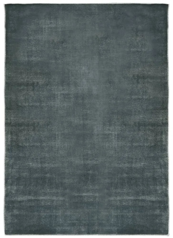 337096 vidaXL Tapete lavável e dobrável poliéster 180x270 cm cinzento