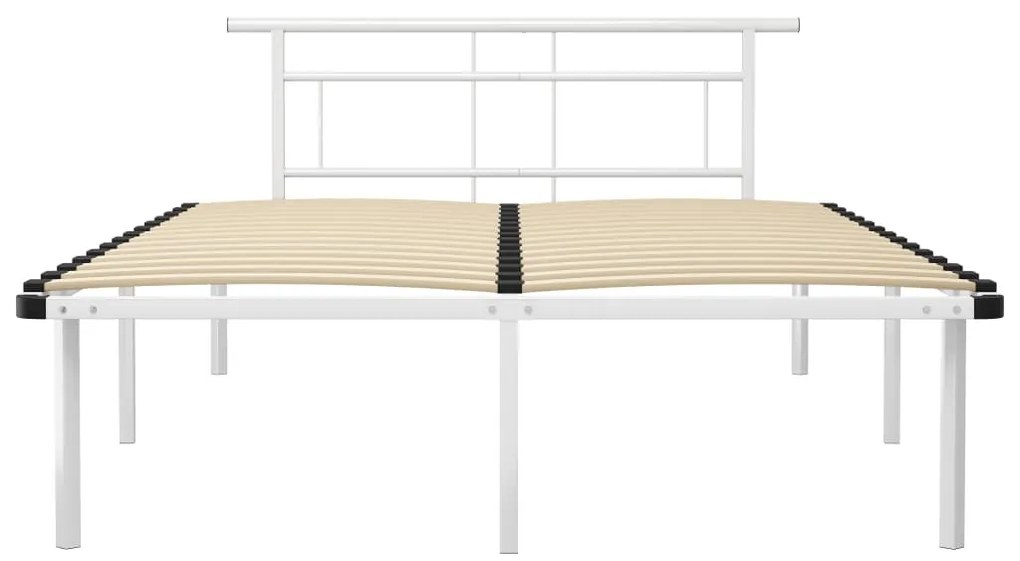 Estrutura de cama metal 160x200 cm branco