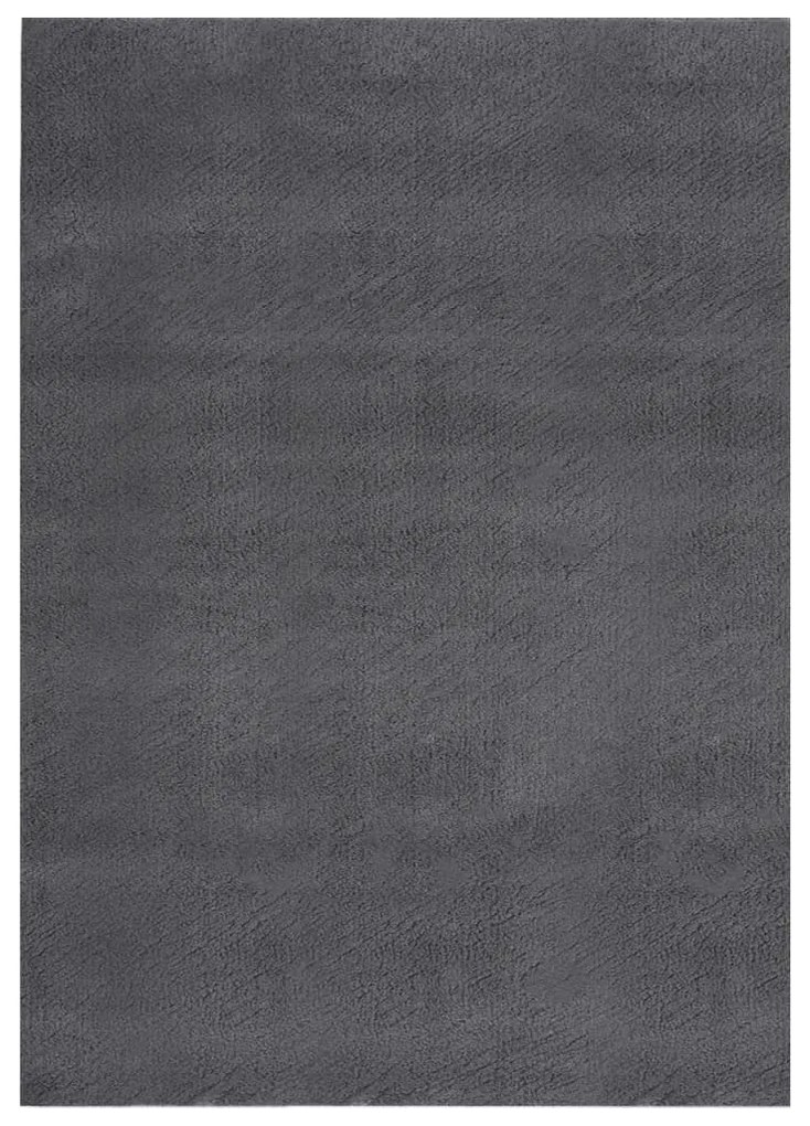 Tapete shaggy lavável/suave antiderrapante 160x230 cm antracite