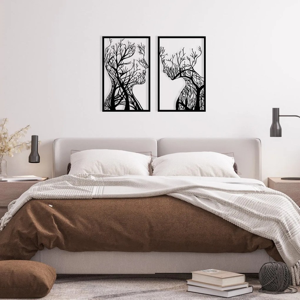 Acessório Decorativo de Parede Lutuf – Preto – 86 x 63 cm