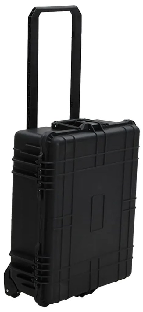 Mala de viagem com rodas 63x50x23 cm PP preto