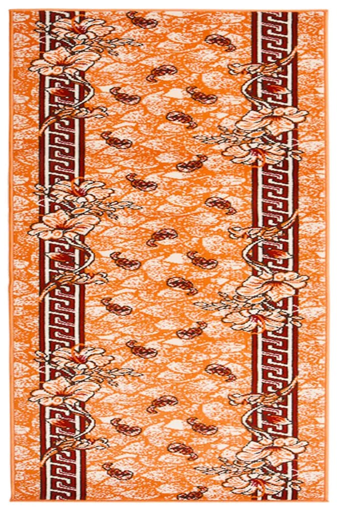 vidaXL Passadeira 100x150 cm polipropileno terracota