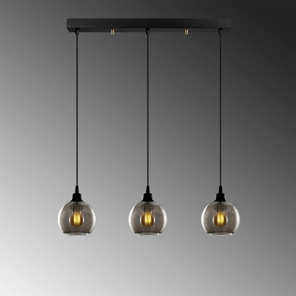 Chandelier Smoked – Fume – 65 x 65 cm