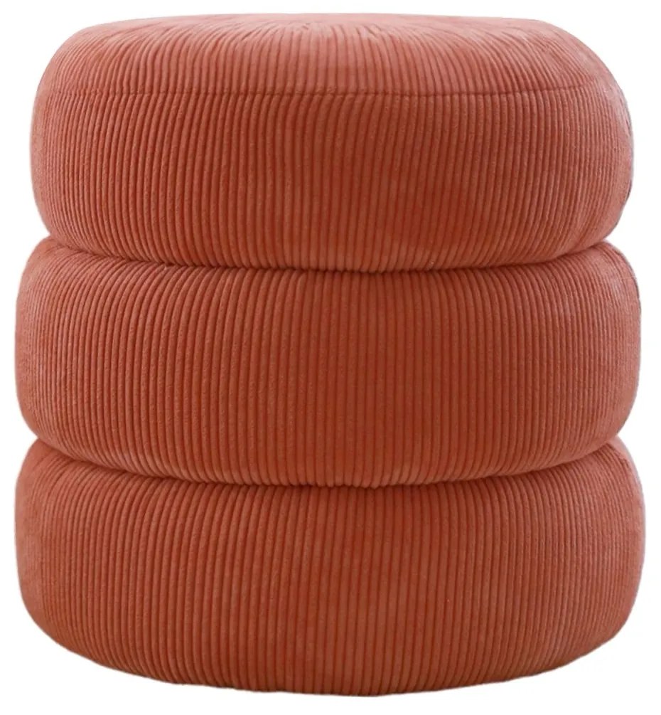 Pouffe Boum – Coral – 40 cm x 40 cm x 40 cm