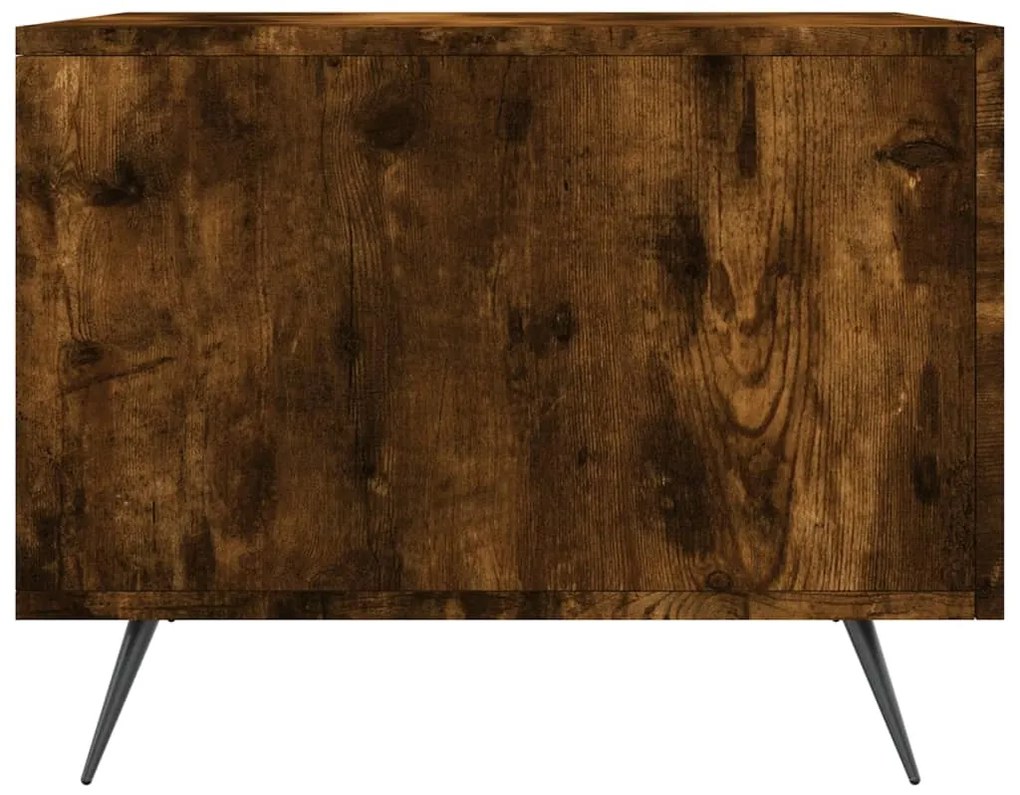 Mesa de centro 50x50x40 cm derivados de madeira carvalho fumado