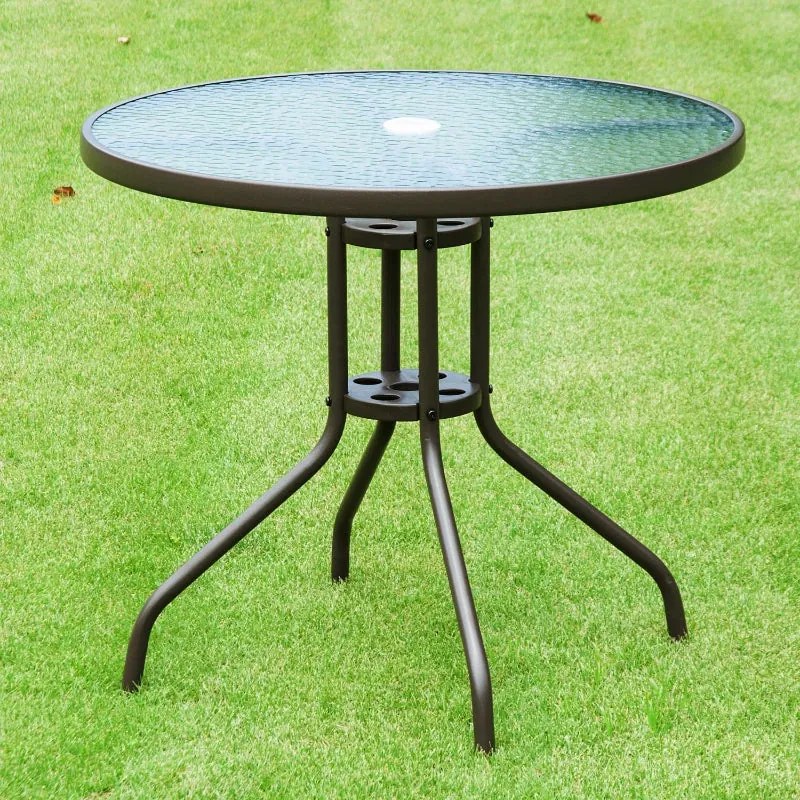 Conjunto de Refeição de Jardim Shilla - 4 Cadeiras, 1 Mesa e 1 Guarda