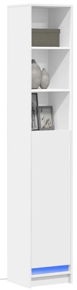 Aparador c/ luzes LED 36x32,5x200cm derivados de madeira branco