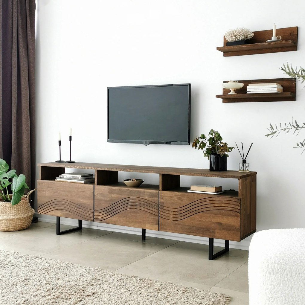 Unidade de TV Onda – Nogueira – 170x40 cm