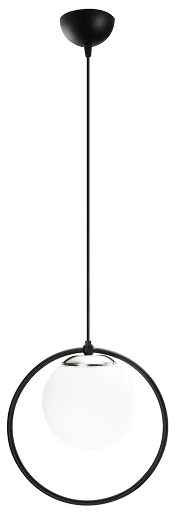 Candeeiro Chandelier Dolunay – Preto e Branco – 26 x 15 cm