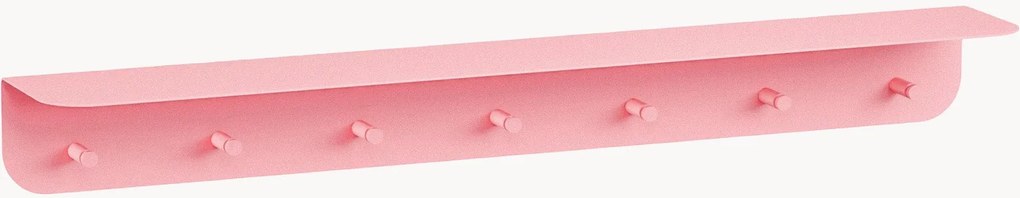 Estante de parede em metal e prateleira para chapéus com cabide Malou