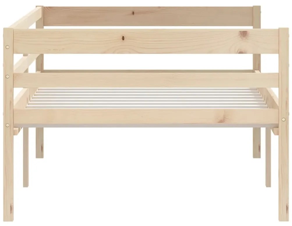 Estrutura de cama 90x200 cm pinho maciço
