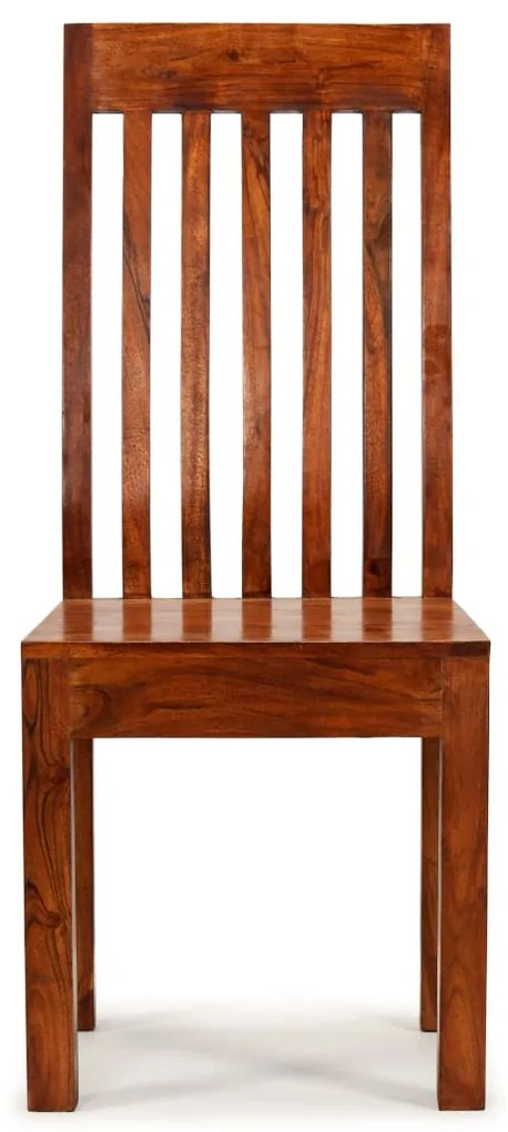 Cadeiras de jantar 4 pcs madeira maciça moderno
