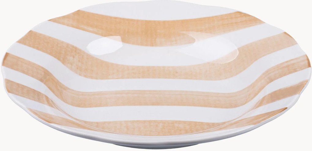 Pratos de massa em porcelana Versilia, conjunto de 6