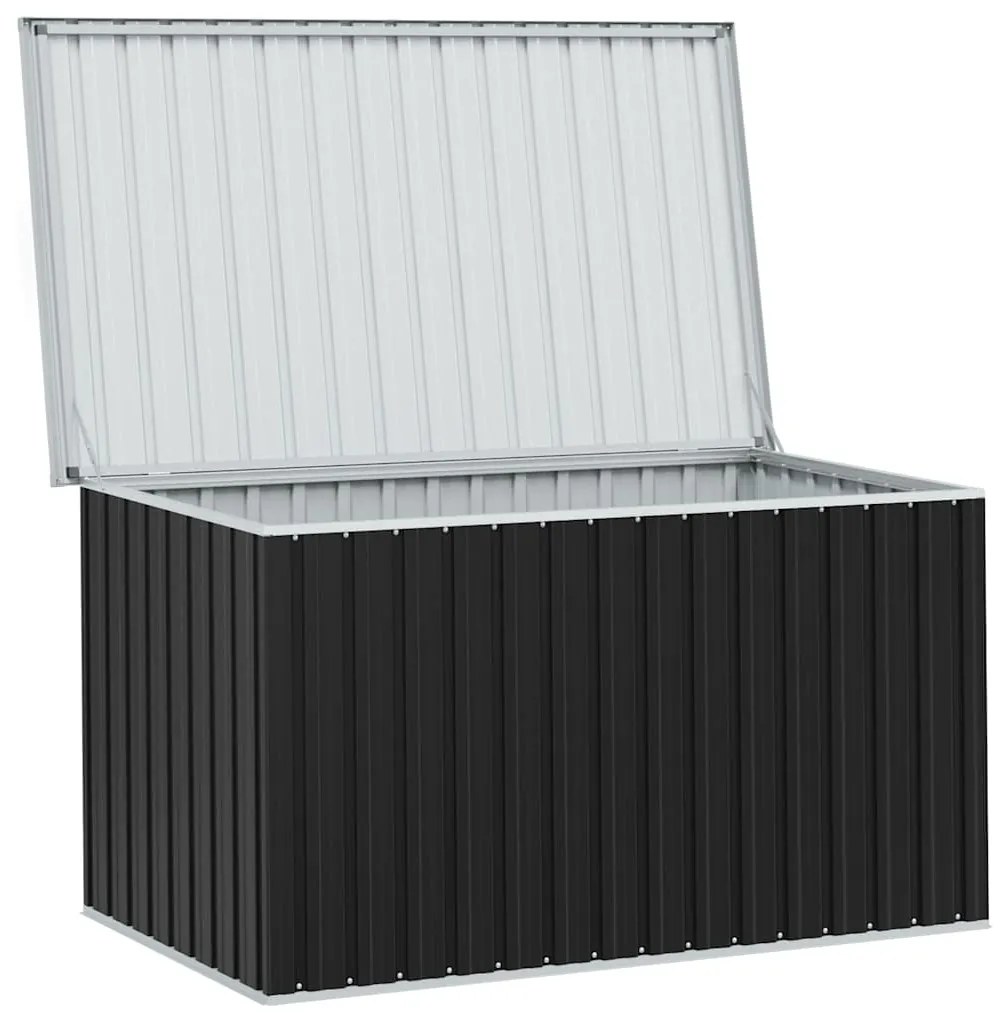 Caixa de arrumação para jardim 171x99x93 cm antracite