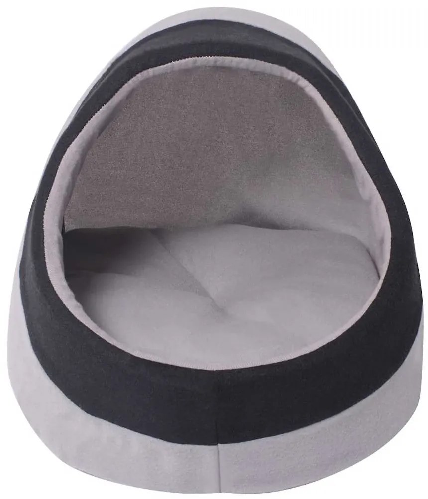 Ninho para gato cinzento e preto M