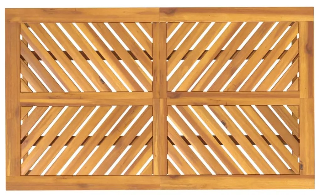 Mesa de jantar para jardim 150x90x74cm madeira de acácia maciça