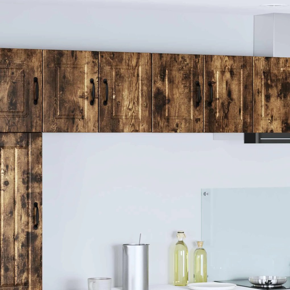 vidaXL Armário de Cozinha 2 pcs Carvalho Defumado 60 x 31 x 40 cm