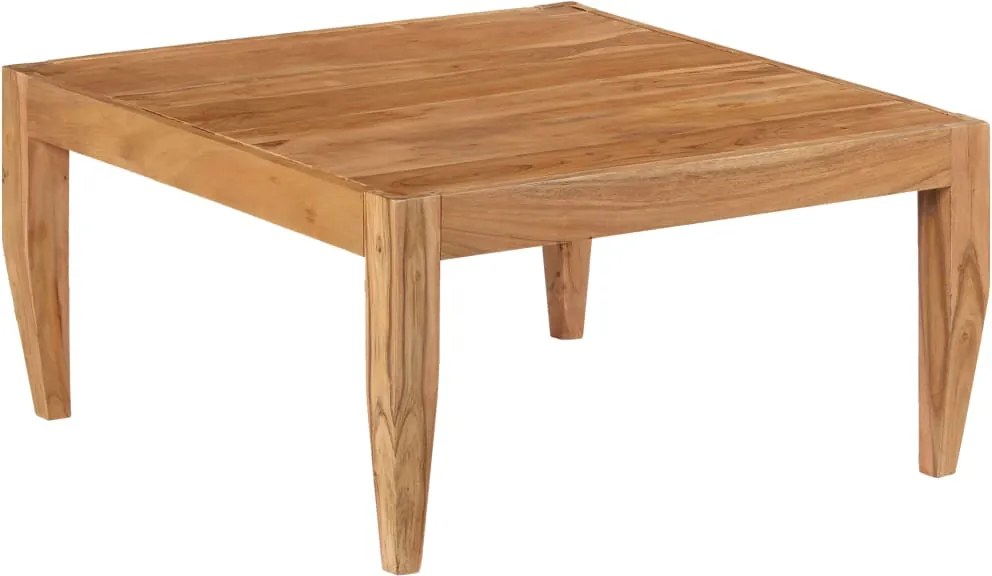 Mesa de centro 80x80x41 cm madeira de acácia maciça castanho