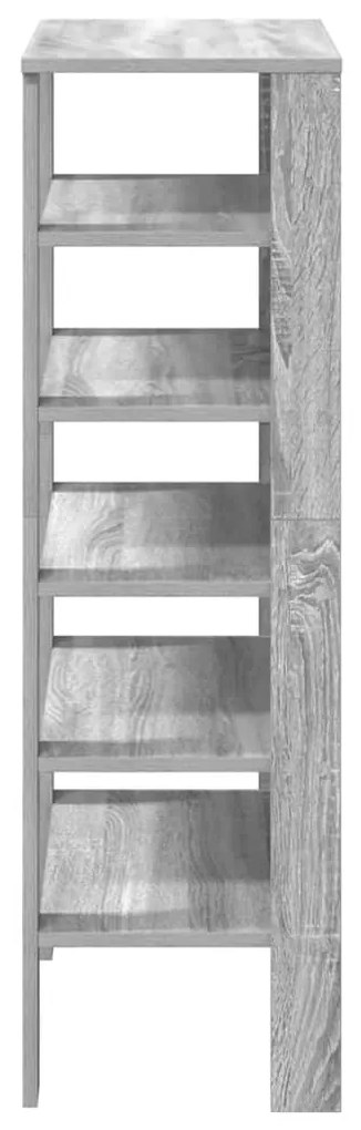 Sapateira 61x32x105 cm derivados de madeira cinzento sonoma