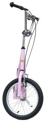 Trotinete Infantil com 2 Rodas 2 Freios e Cavalete Cor Rosa - Alumínio - 125x58x92-100 cm com Rodas Grandes