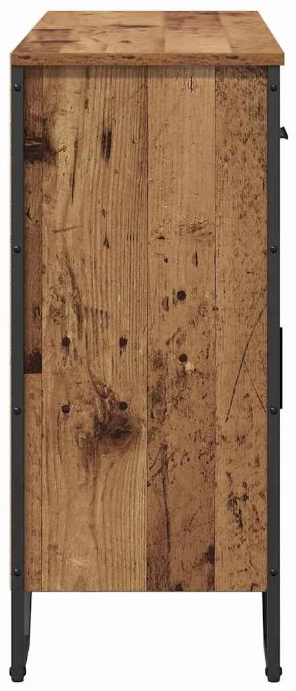 Aparador Madeira Antiga Carvalho 97x32,5x74,5 cm Madeira Projetada