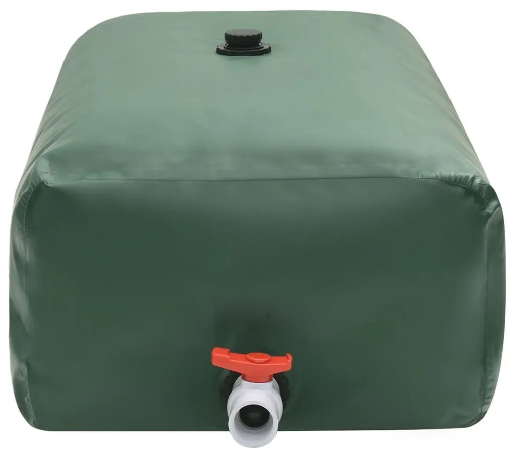 Depósito de água dobrável com torneira 500 L PVC