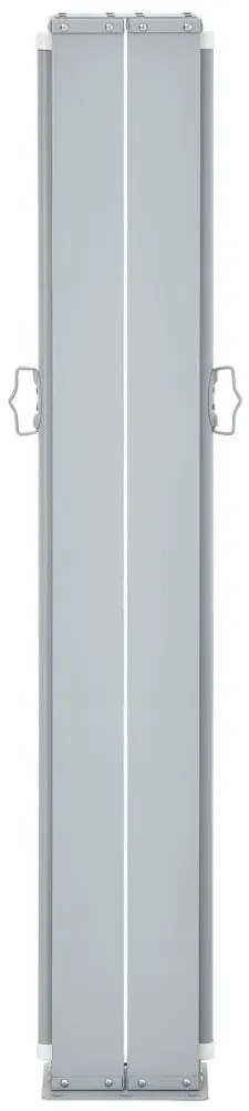 Toldo lateral retrátil 140x600 cm preto