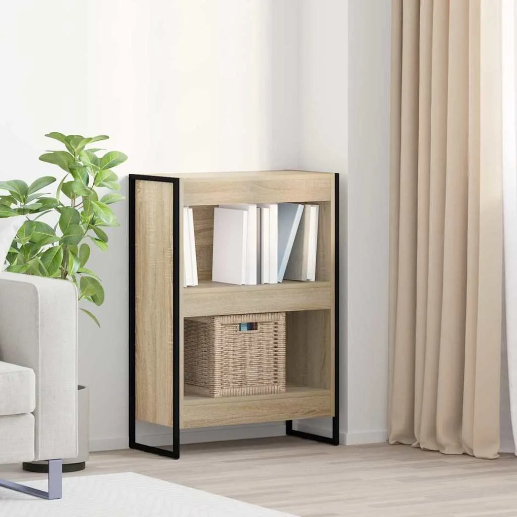 vidaXL Gabinete de Livros Sonoma 80 x 30 x 155 cm Madeira processada
