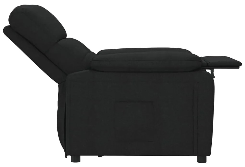 Poltrona reclinável tecido preto