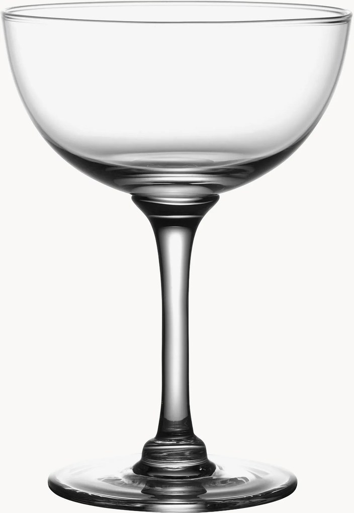 Taças de champanhe em cristal artesanal Classic, conjunto de 4