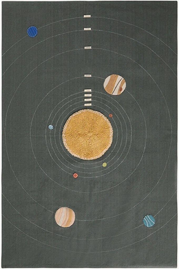 Decoração de parede artesanal Solar System