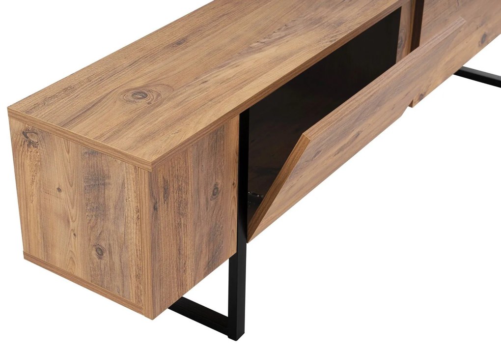 Móvel para TV Serenity – Pinho Atlântico e Preto – 180 cm x 50 cm x 29