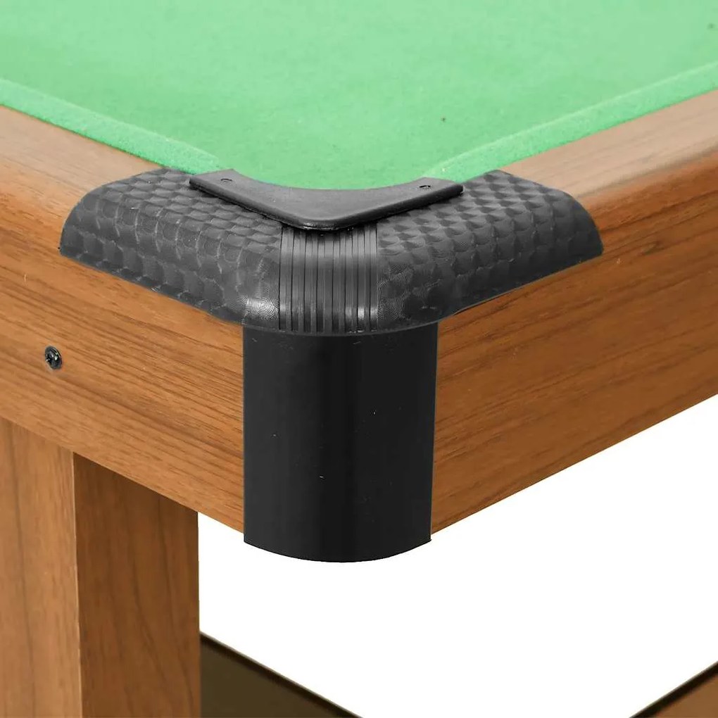 Mesa de bilhar 122x61x76 cm castanho