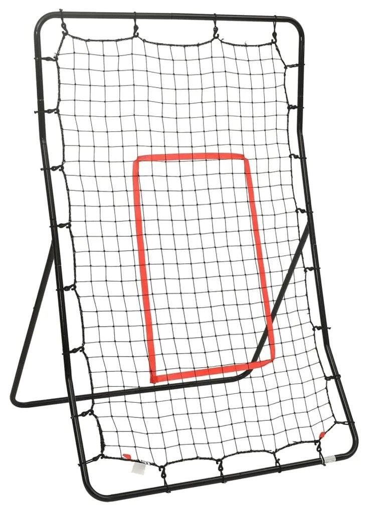 93372 vidaXL Rede de ressalto para softball 88x79x137 cm aço