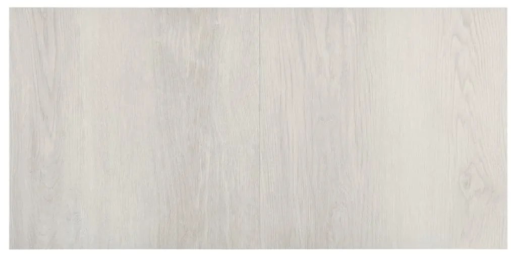 Tábuas de soalho autoadesivas 55 pcs 5,11 m² PVC bege