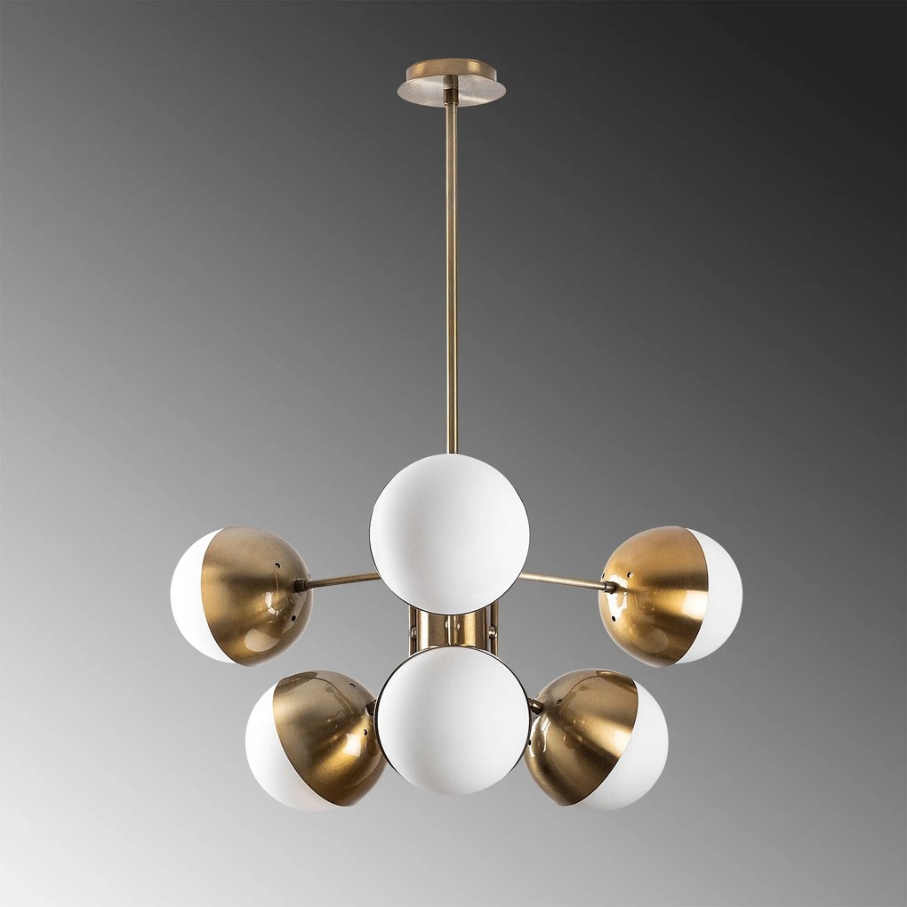 Candeeiro de Teto Karsor – Branco – 64 x 64 cm