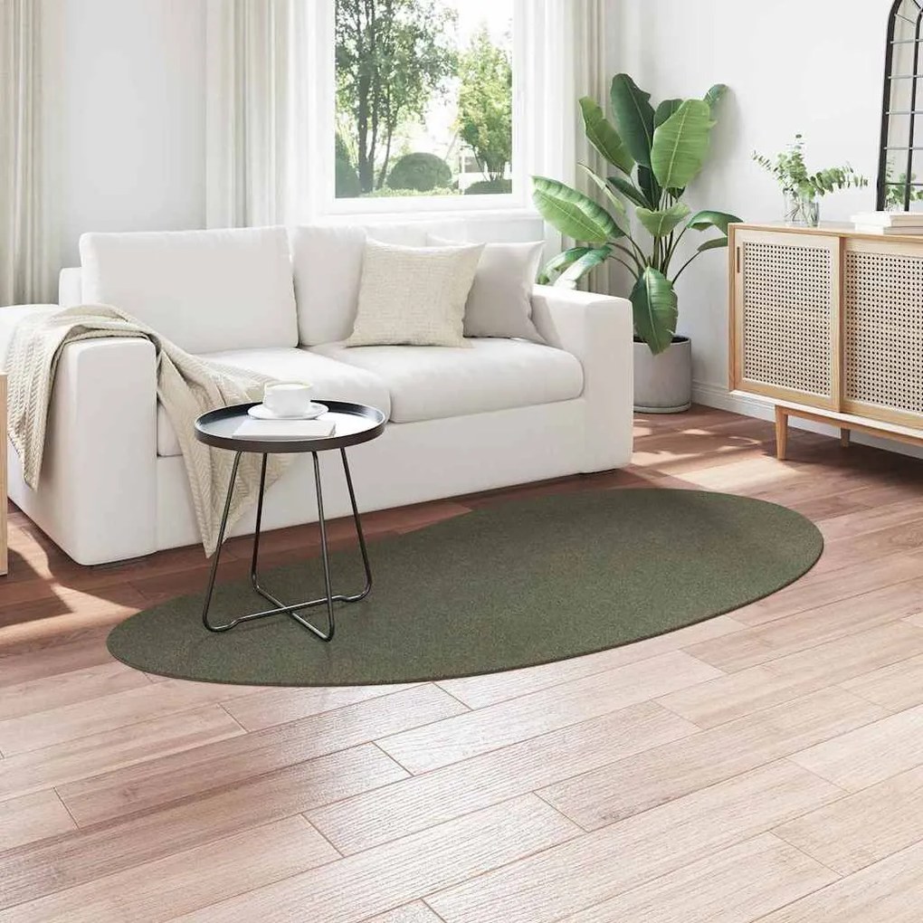 Tapetes Verde Floresta 100 x 200 cm Lã