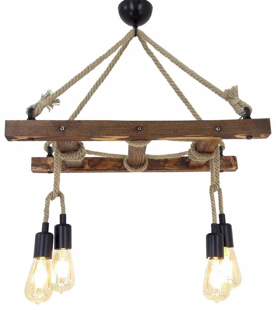 Chandelier Merdiven – Walnut – 80 x 34 x 60 cm