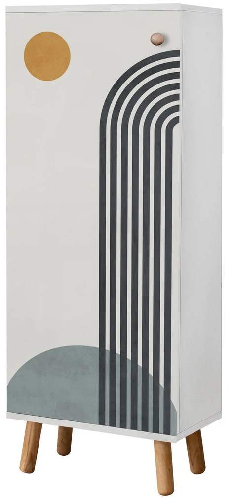 Sapateira Vegas – Branco – 50 cm x 135 cm x 38 cm