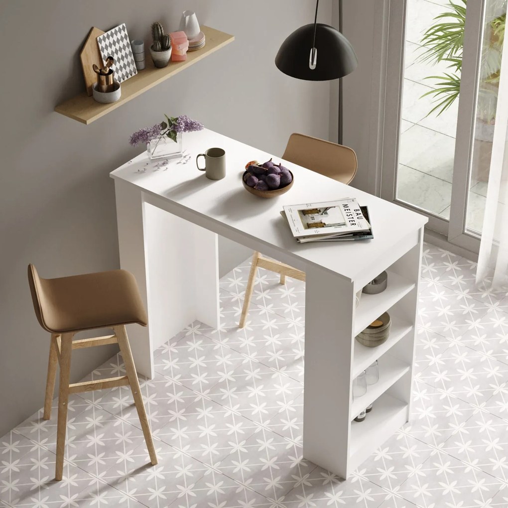 Mesa de Bar ST1 – Branco – 120x101,8x51,6 cm