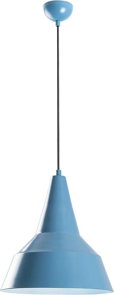 Candeeiro de Teto Saglam – Azul Claro – Ø30 h:35 cm