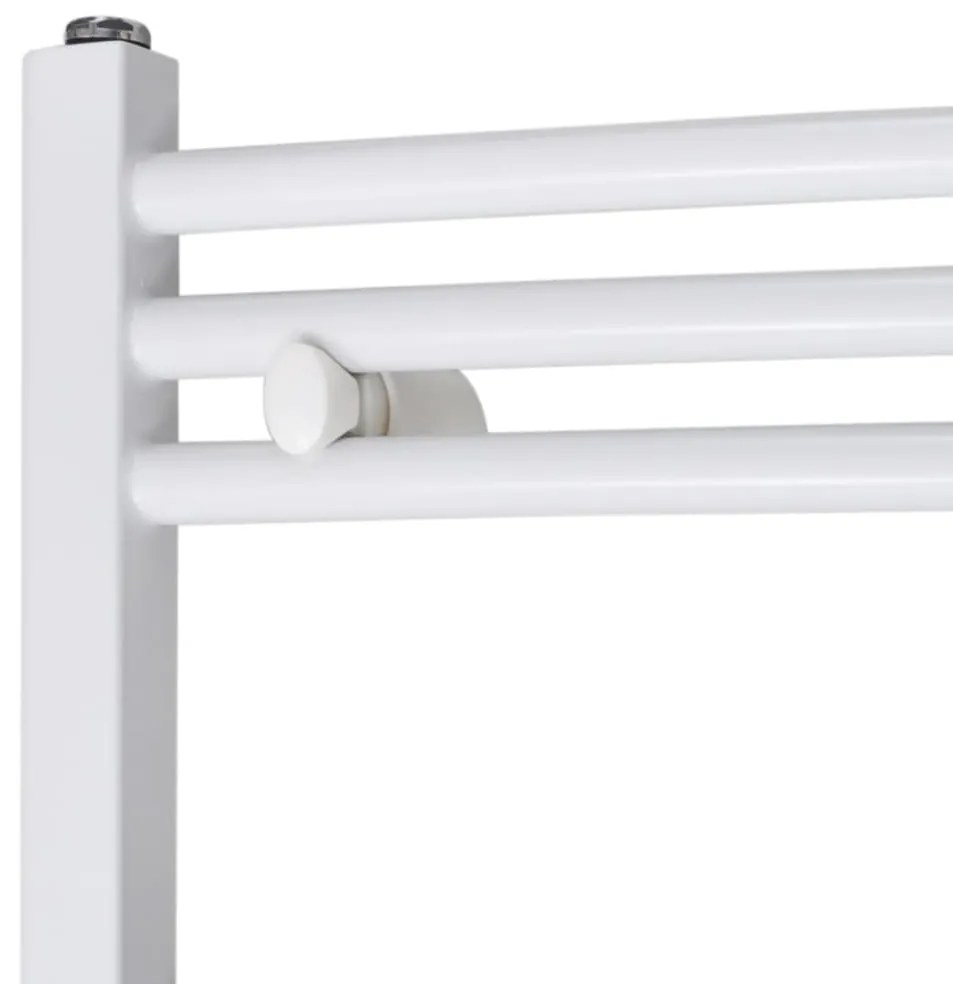 Aquecedor toalhas banheiro curvo 480 x 480 mm conector lateral e centr