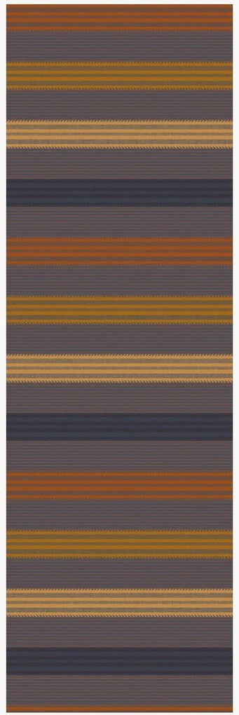 Corredor de mesa jacquard Mille Bambous Onyx