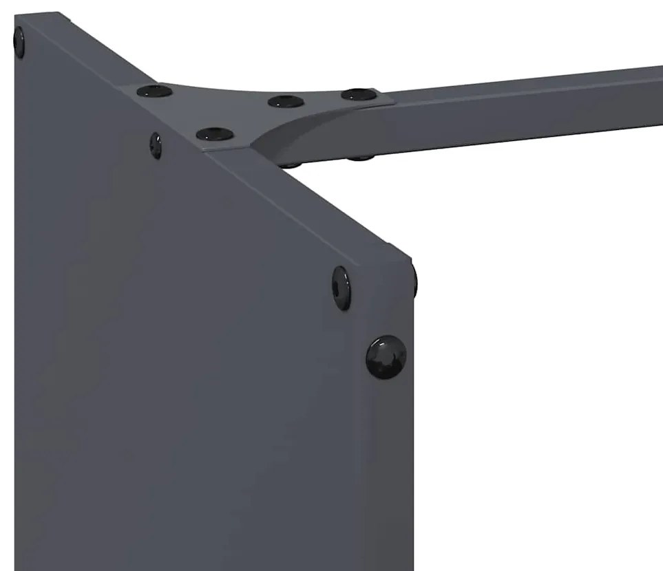 Suporte para lenha 40x30x80 cm aço laminado a frio antracite